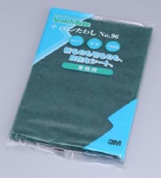 3M　ナイロンたわし　No.96(緑)　150*230mm　スコッチ・ブライト